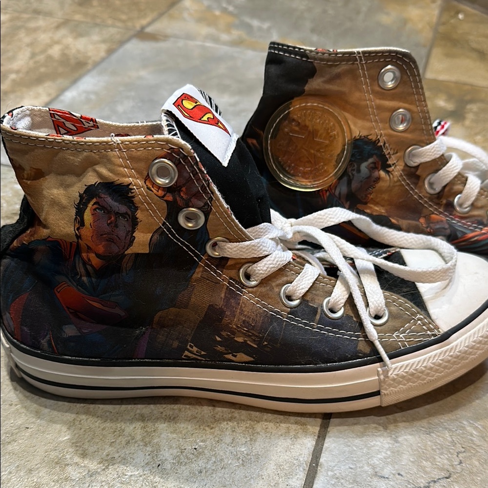 Superhero High-Top Sneakers